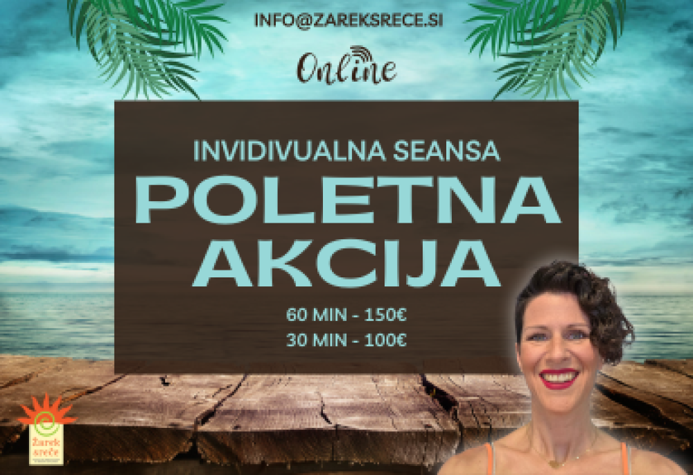 Poletna akcija individualne online seanse