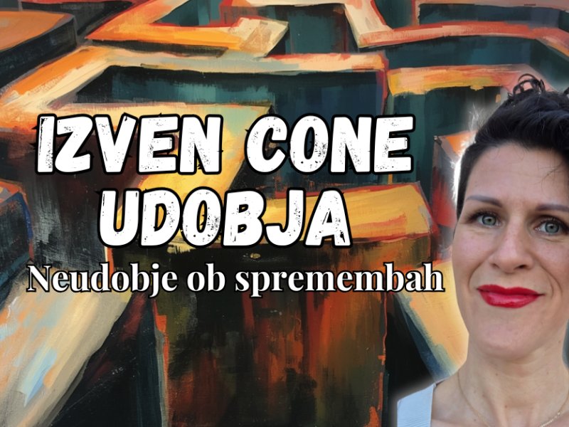 Večer či&scaron;čenja IZVEN CONE UDOBJA, neudobje ob spremembah - online z Ma&scaron;o Plaznik