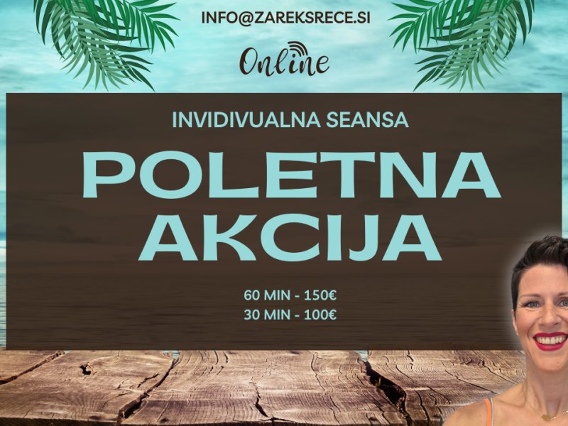 Poletna AKCIJA individualne online seanse
