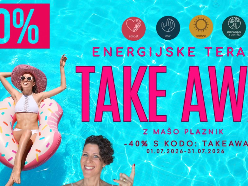 40% popust TAKE AWAY poletna AKCIJA